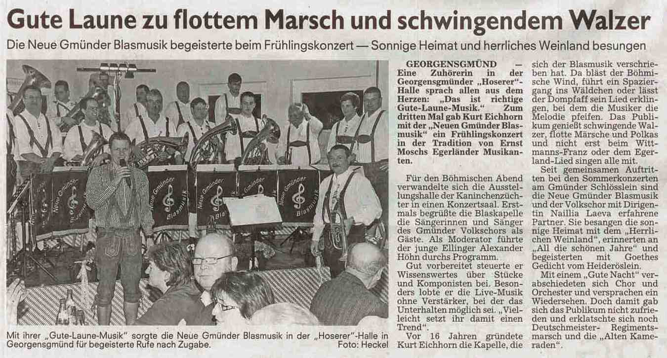Konzertbericht
          2011